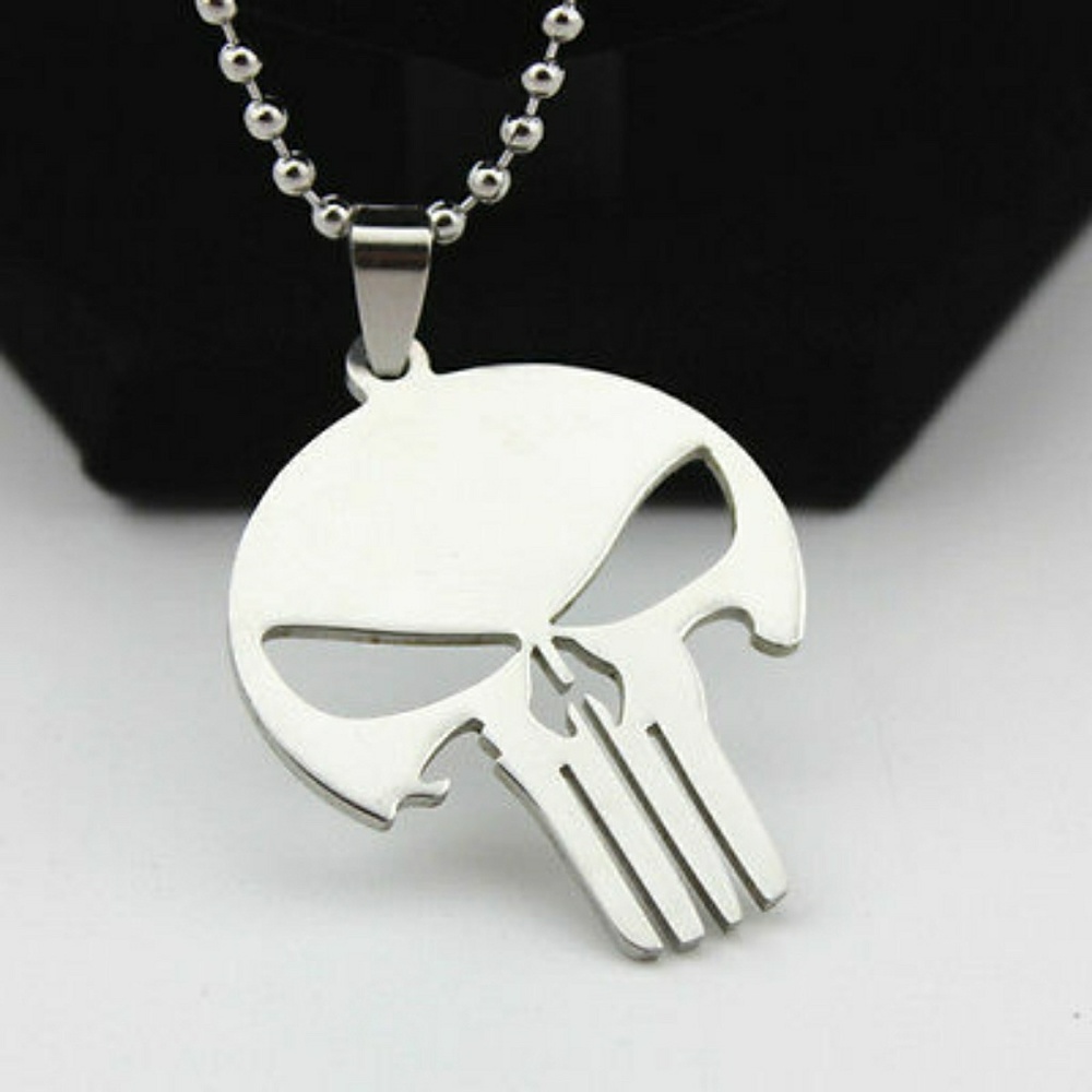 New Punisher Skull Necklace